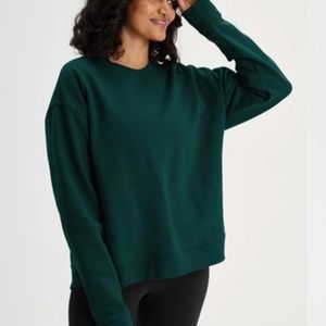 Classic 50/50 Cotton Sweatshirt in Biome Green